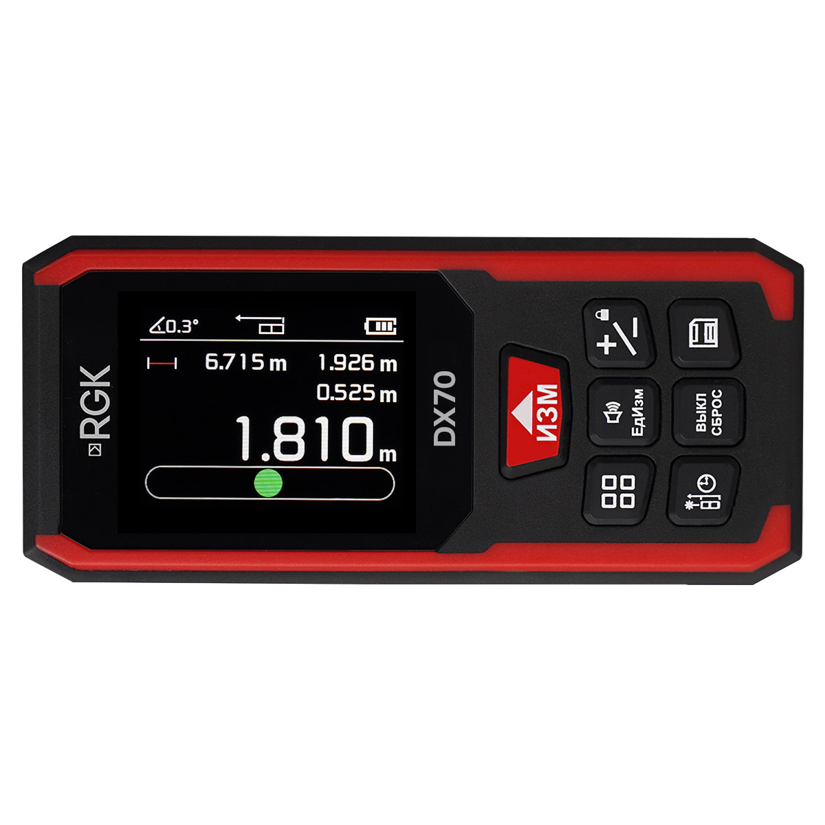 Лазерный дальномер RGK DX70 - 3