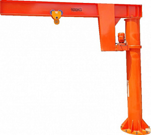 Кран консольный поворотный электрический TOR JIB г/п 3000 кг, высота 3 м, стрела 3 м